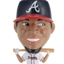 Hallmark MLB Atlanta Braves™ Ronald Acuña Jr. Bobblehead Ornament -Hallmark Gift Shop Braves Ronald Acua Jr. Bobblehead Christmas Ornament 1OSL2667 06