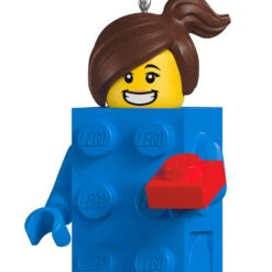Hallmark Brick Suit Girl LEGO® Minifigure Ornament -Hallmark Gift Shop Brick Suit Girl LEGO Minifigure Keepsake Ornament 5QXI8785 06