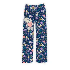 Brief Insanity Snoopy Navy Floral Lounge Pants, Medium