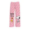 Brief Insanity Snoopy Smile Pink Lounge Pants, Small -Hallmark Gift Shop Brief Insanity Snoopy Smile Pink Lounge Pants 7880PSM 01