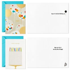 Hallmark Bright Birthday Wishes Boxed Birthday Cards Assortment, Pack Of 36 -Hallmark Gift Shop Bright Birthday Wishes Assorted Boxed Birthday Cards 5STZ1167 04