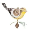 Hallmark The Beauty Of Birds Lady Blackburnian Warbler Ornament -Hallmark Gift Shop Brown and Yellow Bird Keepsake Ornament 5QXE3352 01