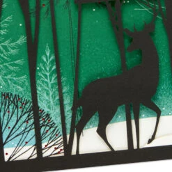 Hallmark Our Love Is For Always Christmas Card For Husband -Hallmark Gift Shop Buck Deer in Woods Husband Christmas Card 659XZH1989 06