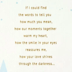 Hallmark My Husband, My Comfort, My Joy Christmas Card -Hallmark Gift Shop Buck Deer in Woods Husband Christmas Card 699XZH6901 02