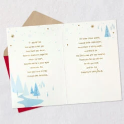 Hallmark My Husband, My Comfort, My Joy Christmas Card -Hallmark Gift Shop Buck Deer in Woods Husband Christmas Card 699XZH6901 04