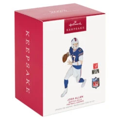 Hallmark NFL Buffalo Bills Josh Allen Football Legends Ornament -Hallmark Gift Shop Buffalo Bills Josh Allen Keepsake Ornament 2299QXR8247 04