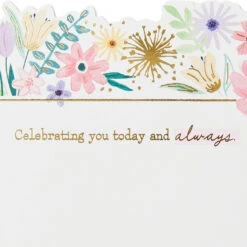 Hallmark Moms Make The World Beautiful 3D Pop-Up Card -Hallmark Gift Shop Butterflies and Flowers 3D PopUp Card for Mom 799MPI8011 03