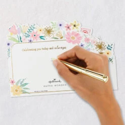 Hallmark Moms Make The World Beautiful 3D Pop-Up Card -Hallmark Gift Shop Butterflies and Flowers 3D PopUp Card for Mom 799MPI8011 06