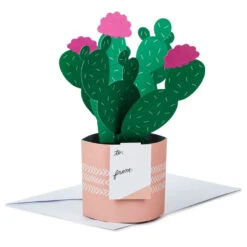 Hallmark Cactus Looking Sharp 3D Pop-Up Card