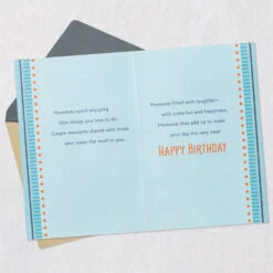 Hallmark Wishing You The Best Moments Birthday Card For Brother-in-Law -Hallmark Gift Shop Cake Birthday Card for BrotherinLaw 699MAN4144 04