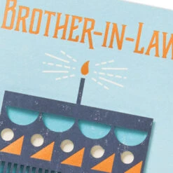 Hallmark Wishing You The Best Moments Birthday Card For Brother-in-Law -Hallmark Gift Shop Cake Birthday Card for BrotherinLaw 699MAN4144 05