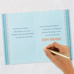 Hallmark Wishing You The Best Moments Birthday Card For Brother-in-Law -Hallmark Gift Shop Cake Birthday Card for BrotherinLaw 699MAN4144 07