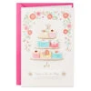 Hallmark You Deserve All The Sweets Birthday Card -Hallmark Gift Shop Cake Display and Flowers Birthday Card 659LAD4135 01