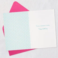 Hallmark You Deserve All The Sweets Birthday Card -Hallmark Gift Shop Cake Display and Flowers Birthday Card 659LAD4135 03