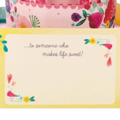 Hallmark You Make Life Sweet 3D Pop-Up Birthday Card -Hallmark Gift Shop Cake Flowers Gifts 3D PopUp Birthday Card for Her 799WDR1100 04