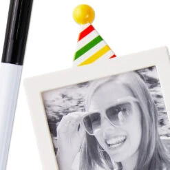 Hallmark Cake Topper Frame With Marker -Hallmark Gift Shop Cake Topper Frame With Marker 1BIR1303 03