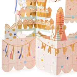 Hallmark Jumbo Pile On The Fun Cake And Balloons 3D Pop-Up Birthday Card -Hallmark Gift Shop Cake and Balloons Jumbo 3D PopUp Birthday Card 1299WDR1265 04