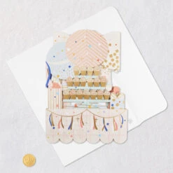 Hallmark Jumbo Pile On The Fun Cake And Balloons 3D Pop-Up Birthday Card -Hallmark Gift Shop Cake and Balloons Jumbo 3D PopUp Birthday Card 1299WDR1265 07