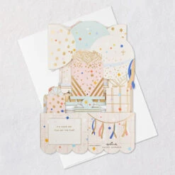 Hallmark Jumbo Pile On The Fun Cake And Balloons 3D Pop-Up Birthday Card -Hallmark Gift Shop Cake and Balloons Jumbo 3D PopUp Birthday Card 1299WDR1265 09