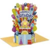 Hallmark Celebrate Big Musical 3D Pop-Up Birthday Card With Light -Hallmark Gift Shop Cake and Stars Music Light PopUp Birthday Card 999ARH1376 01