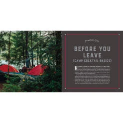 Camp Cocktails: Easy, Fun & Delicious Drinks For The Great Outdoors Book -Hallmark Gift Shop Camp Cocktails for the Great Outdoors Book 9780760362532 03