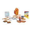 Mud Pie My Campfire Toy Set, 30 Pieces -Hallmark Gift Shop Campfire Play Set and Drawstring Bag 10760016 01