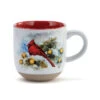 Cardinal On Snow Frosted Branch Mug And Matching Card -Hallmark Gift Shop Cardinal on Frosted Branch Mug With Card 2020220252 01