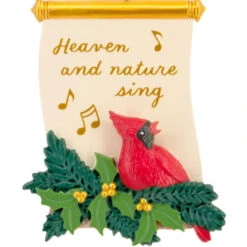 Cardinal On Scroll Religious Hallmark Ornament -Hallmark Gift Shop Cardinal on Scroll Christmas Ornament 1HGO3600 06
