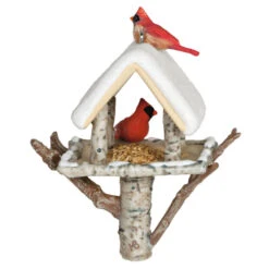Hallmark Marjolein's Garden Winter Cardinals Ornament -Hallmark Gift Shop Cardinals Birdfeeder Keepsake Ornament 1899QXR8099 06