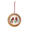 Cardinals On Light String Wood Ornament -Hallmark Gift Shop Cardinals on Light String Wooden Ornament 2020230122 01