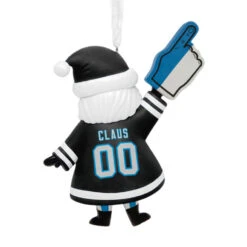 NFL Carolina Panthers Santa Fan Hallmark Ornament -Hallmark Gift Shop Carolina Panthers Santa Fan Christmas Ornament 1OSL2577 07
