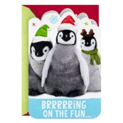 Hallmark Bring On The Fun Penguins Musical Christmas Card
