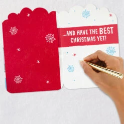 Hallmark Bring On The Fun Penguins Musical Christmas Card -Hallmark Gift Shop Caroling Penguins Musical Christmas Card 659XOD6007 06