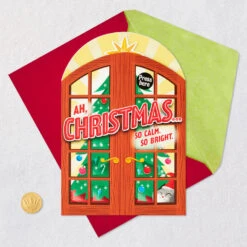 Hallmark Cat Destroying Tree Funny Musical Pop-Up Christmas Card -Hallmark Gift Shop Cat Destroying Tree Funny Musical PopUp Christmas 899XOC1061 06