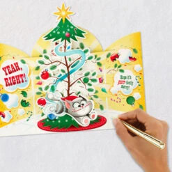 Hallmark Cat Destroying Tree Funny Musical Pop-Up Christmas Card -Hallmark Gift Shop Cat Destroying Tree Funny Musical PopUp Christmas 899XOC1061 07