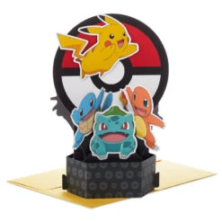 Hallmark Pokémon Catch All The Fun 3D Pop-Up Card