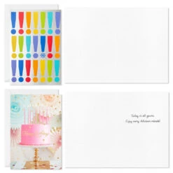 Hallmark Colorful Classic Boxed All-Occasion Cards Assortment, Pack Of 12 -Hallmark Gift Shop Celebrate Assorted Boxed AllOccasion Cards 3EDX1204 04