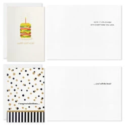 Hallmark Colorful Classic Boxed All-Occasion Cards Assortment, Pack Of 12 -Hallmark Gift Shop Celebrate Assorted Boxed AllOccasion Cards 3EDX1204 05