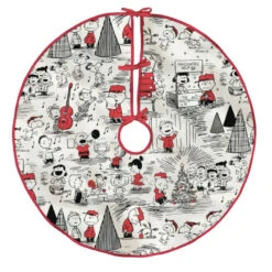 Peanuts® Fabric Hallmark Tree Skirt, 48"