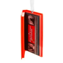 Peanuts® A Charlie Brown Christmas Retro Video Cassette Case Hallmark Ornament -Hallmark Gift Shop Charlie Brown Christmas VHS Movie Ornament 3HCM4874 08
