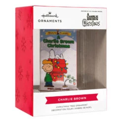 Peanuts® A Charlie Brown Christmas Retro Video Cassette Case Hallmark Ornament -Hallmark Gift Shop Charlie Brown Christmas VHS Movie Ornament 3HCM4874 09