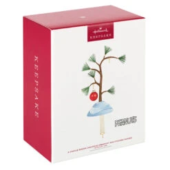 Hallmark The Peanuts® Gang A Charlie Brown Christmas Ornament And Stocking Hanger -Hallmark Gift Shop Charlie Brown Tree Keepsake OrnamentStocking Hanger 1QSB6299 04