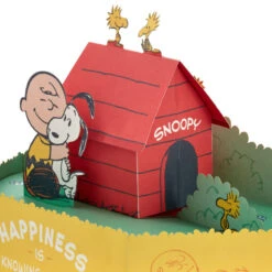 Hallmark Peanuts® Charlie Brown And Snoopy Happiness Is 3D Pop-Up Card -Hallmark Gift Shop Charlie Brown and Snoopy Happiness Is PopUp Card 899WDR1309 04