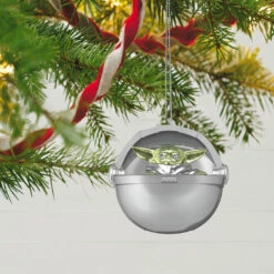 Hallmark Disney 100 Years Of Wonder Star Wars™ And Marvel Heroes Ornaments, Set Of 4 -Hallmark Gift Shop Chewie Grogu Black Panther Spiderman Keepsake Ornaments 5499QXI7447 06