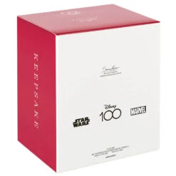 Hallmark Disney 100 Years Of Wonder Star Wars™ And Marvel Heroes Ornaments, Set Of 4 -Hallmark Gift Shop Chewie Grogu Black Panther Spiderman Keepsake Ornaments 5499QXI7447 13