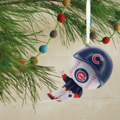 Hallmark MLB Chicago Cubs™ Bobblehead Ornament -Hallmark Gift Shop Chicago Cubs Bobblehead Christmas Ornament 1OSL2438 02