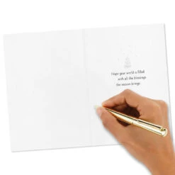 Hallmark Snowy Cabin On A Frozen Pond Boxed Christmas Cards, Pack Of 16 -Hallmark Gift Shop Christmas Cabin in Woods Boxed Christmas Cards Pack 1XPX2572 06