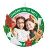 Hallmark Grandkids Are So Sweet! Photo Frame Ornament -Hallmark Gift Shop Christmas Cookies Round Frame Keepsake Ornament 5QGO1572 01