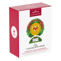 Hallmark Disney Tim Burton's The Nightmare Before Christmas Christmas Town Countdown Musical Ornament With Light And Motion -Hallmark Gift Shop Christmas Town Countdown Clock Keepsake Ornament 5QXD7115 08