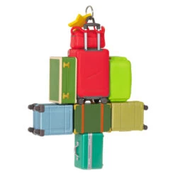Hallmark Travel All The Way 2023 Ornament -Hallmark Gift Shop Christmas Tree of Luggage Keepsake Ornament 1899QGO2907 06